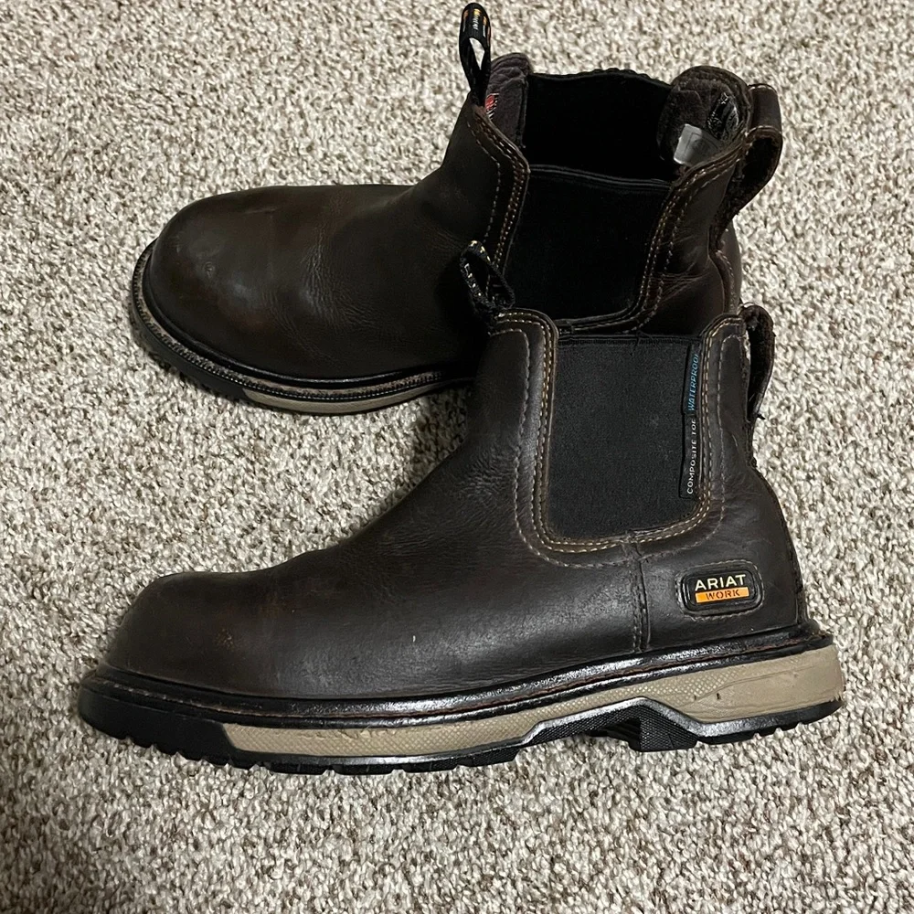 Ariat Chelsea Waterproof Steel Toe Work Boot